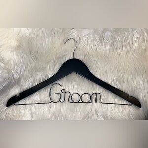 Groom Tux Wedding Hanger